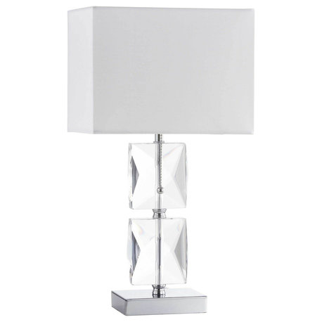 Dainolite C96T 19" Tall Buffet Table Lamp - Polished Chrome