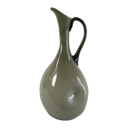 Empoli Grey Dimpled Pitcher - Vases