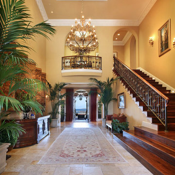 Stone Floor – Antique, Reclaimed Limestone ‘barre gray’ pavers