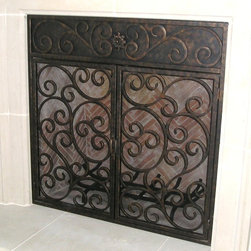 Wrought Iron Fireplace Screens - Products