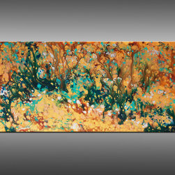 Liquid Industrial Series Paintings - Artwork