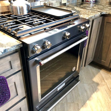 Walcott IA Kitchen Remodel Koch Driftwood Cambria Harlech Kitchenaid