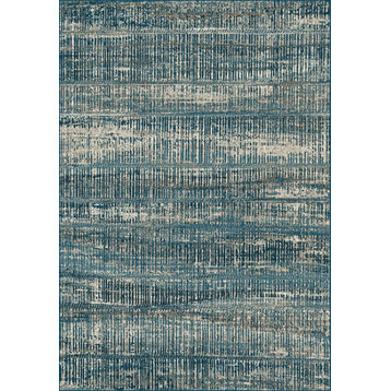 Regal 89586-2989 Area Rug, Blue And Silver, 2'2"x7'7" Runner