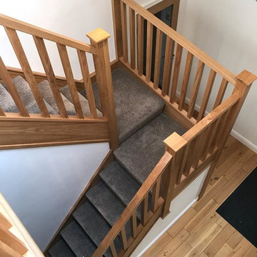 Oak Spindle Staircase