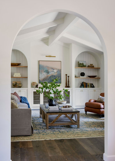 Farmhouse Living Room by Carmit Oron Interior Design