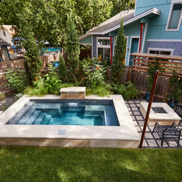 Brentwood Plunge Courtyard