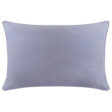 A1HC Throw Pillow Insert, Down Alternative Fill, Single, Slat Grey, 12"x20"