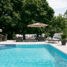backyard living space