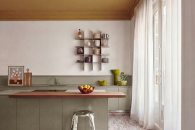 Ispirazione per una cucina tradizionale