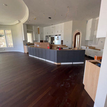 Kitchen and floors