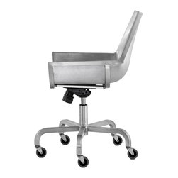 SEZZ SWIVEL CHAIR WITH CASTORS by Emeco - Armchairs And Accent Chairs