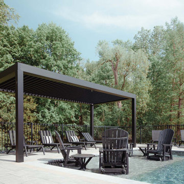 Masciulli Residence - Northville, MI: StruXure Louvered Pergola