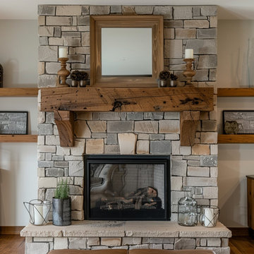 Mantels with Matching Shelves