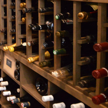 Customizing Wine Racks Inside a Residential Wine Room Is a Practical Solution