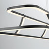 Cadoux 1-Light LED Chandelier in Black