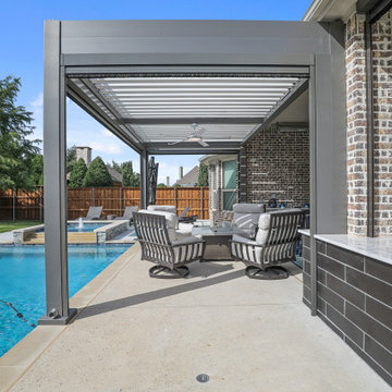 Motorized Louvered Pergola