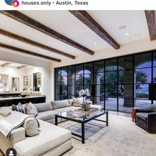 Upstairs living room and fireplace