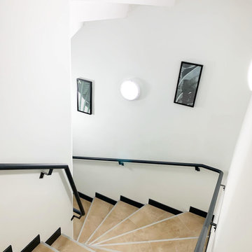 Décoration des parties communes de la résidence Clos Mireio à Frontignan