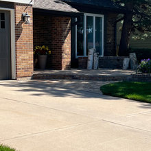 Front walk and driveway