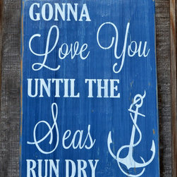 Handcrafted Beach House Decor Signs - Products