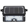 160 Degree Black PIR Activated Outdoor Integrated LED 5-in-1 Flood Light, 5w