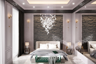 Example of a trendy bedroom design in Phoenix