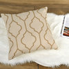 Embroidery Pillow Shell And Valance Set, Jasper, 20" X 20" / 52" X 19"