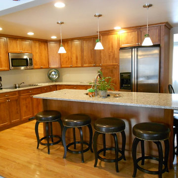 East Longmeadow Kitchen with Alder Cabinets