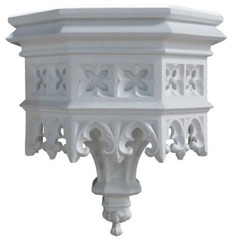 Gothic Rope Brackets Gothic Flint Bracket, Architectural Brackets - Traditional - Corbels ...