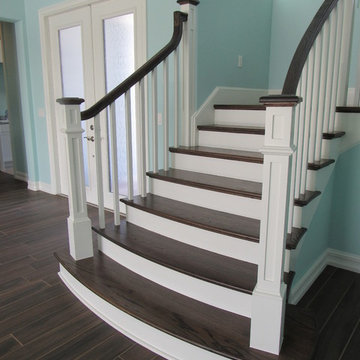 Box Newel/ Radius Flare Project. Hill Res. Satellite Bch FL