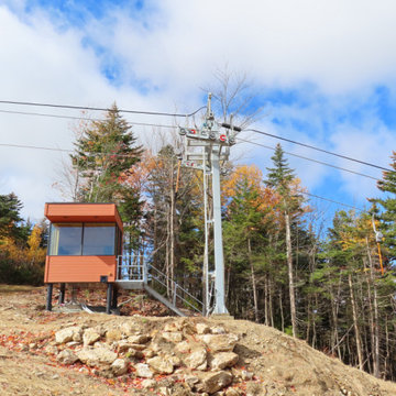 Sunday River, Maine- Cedar Shiplap Ski Operator Buildings