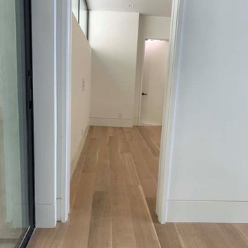Rift & Quartered White Oak installed and stained in place