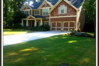 Craftsman exterior home idea in Atlanta