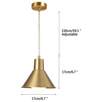 Modern Pendant Kitchen Light Fixtures Golden Industrial Chandelier Lighting