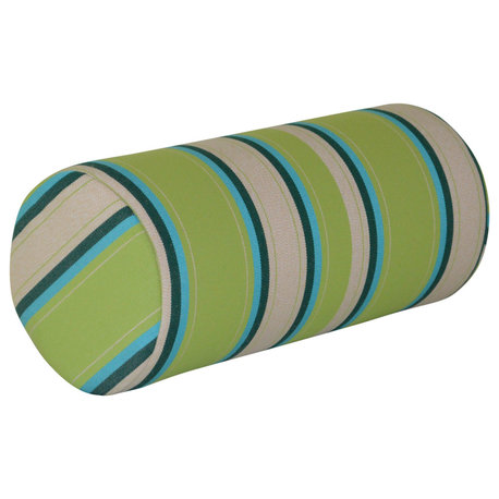 New Hope Chair Head Pillow, Lime Stripe