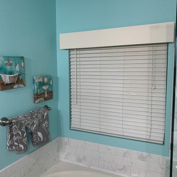 Custom Blue Themed Bathroom