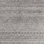 Momeni - Momeni Mallorca Hand Hooked Contemporary Area Rug Grey 8' X 10' - Neutral shades of taupe, green and grey make this tribal area rug collection a cool decor component for urban bohemia. Natural wool fibers serve as the basis for the decorative floorcovering designs, each hand-hooked loop in the elaborate geometric patterns perfectly placed to maintain artful composition. The understated color palette pairs with every interior color scheme while exotic motifs work a worldly layer over hard flooring surfaces.
