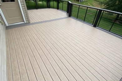 Inspiration for a modern deck remodel in Grand Rapids