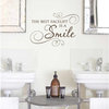 Vinyl Wall Decal ''The Best Facelift Is A Smile.''