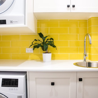 75 Beautiful Yellow Laundry Room Pictures Ideas Houzz