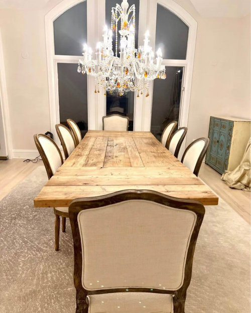 Help! ideas to modernize dining furniture