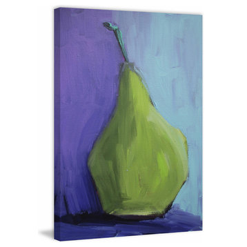 "Pearsuasion" Painting Print on Wrapped Canvas, 24"x36"