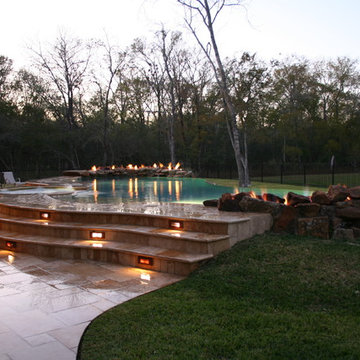 Travertine pool
