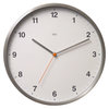 11" Aluminum Wall Clock Helio White