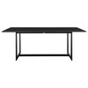 Grand Outdoor Patio Dining Table, Aluminum