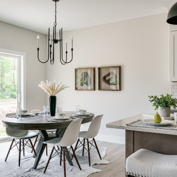 Moody Neutrals with Mix of Modern & Rustic Elements