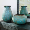 Bisbee Turquoise Vases, S/2"