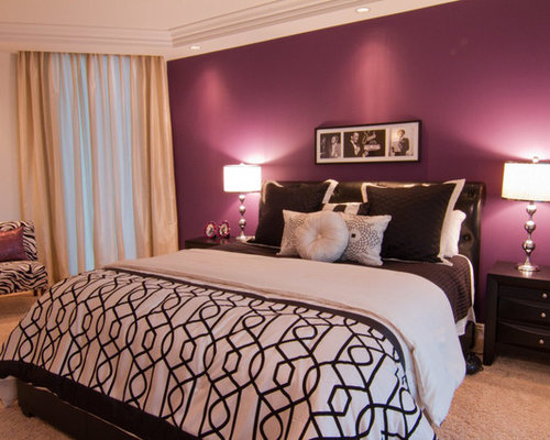 50 Best Contemporary Bedroom with Purple Walls Ideas & Decoration ...