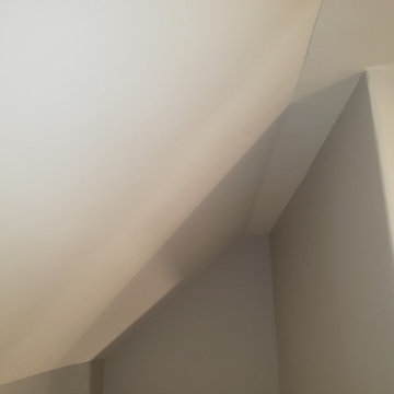 Stairwell, Plaster Coat, and New Paint