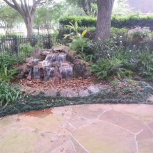 River House Back Yard Landscape